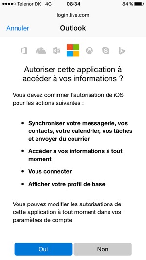 Sélectionnez Oui
