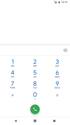 Appuyez longuement sur le numéro 1
