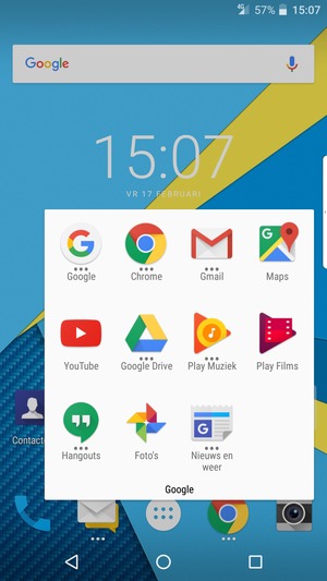 Selecteer Gmail