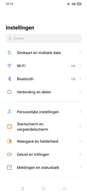 Selecteer Wi-Fi