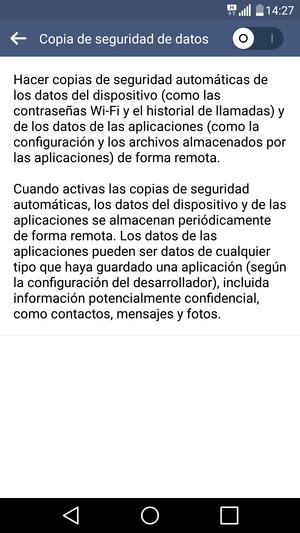Active Copia de seguridad de datos