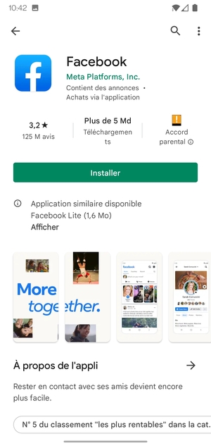 Sélectionnez Installer