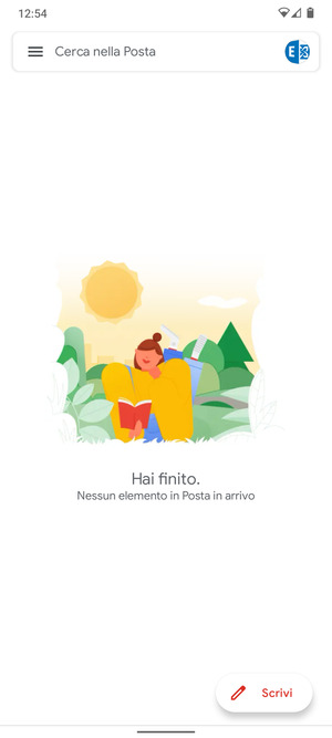 Il tuo account è pronto per l'uso