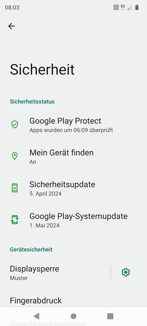 Ihr Handy ist jetzt mit einer Bildschirmsperre gesichert