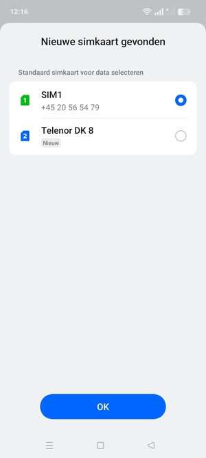 Selecteer Public en OK