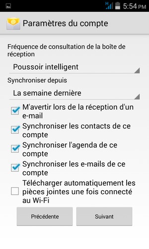 Sélectionnez Suivant