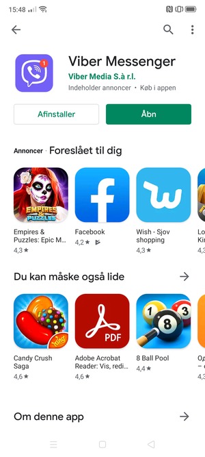 Vælg Åbn