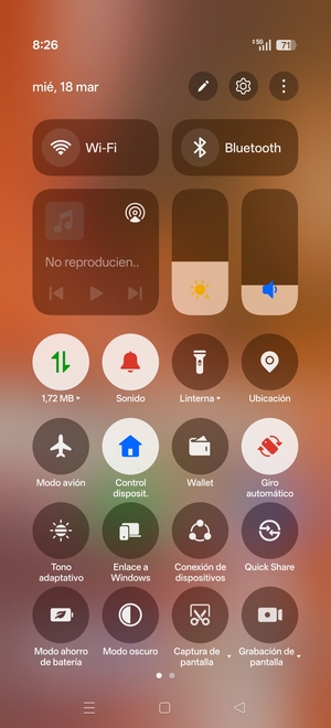 Seleccione Modo ahorro de batería