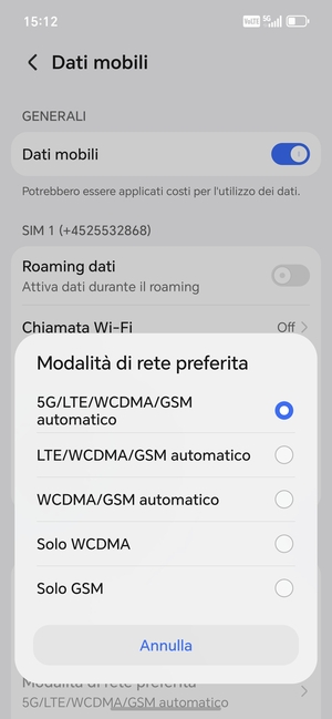 Seleziona la tua opzione preferita