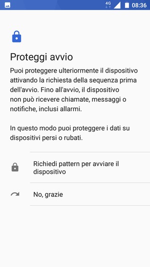 Seleziona la tua opzione preferita