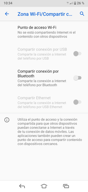 Seleccione Punto de acceso Wi-Fi