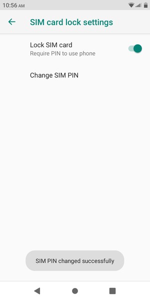 Your SIM PIN has been changed
