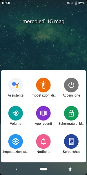 Seleziona App recenti
