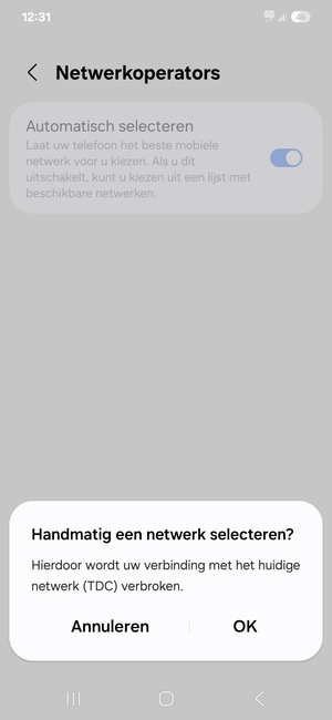 Selecteer OK