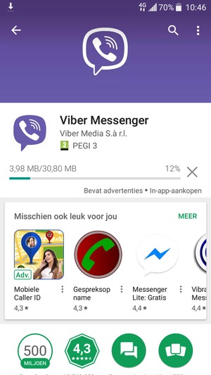 Wacht tot het installatieproces beëindigd is