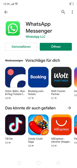Wählen Sie Öffnen