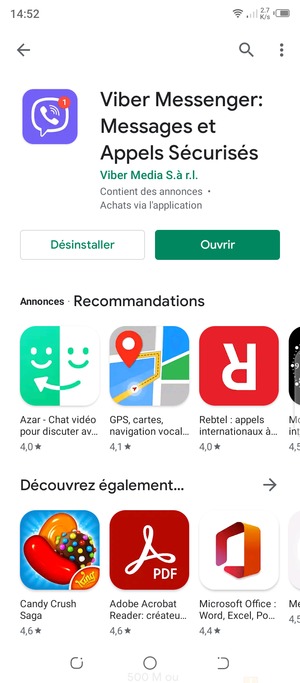 Sélectionnez Ouvrir