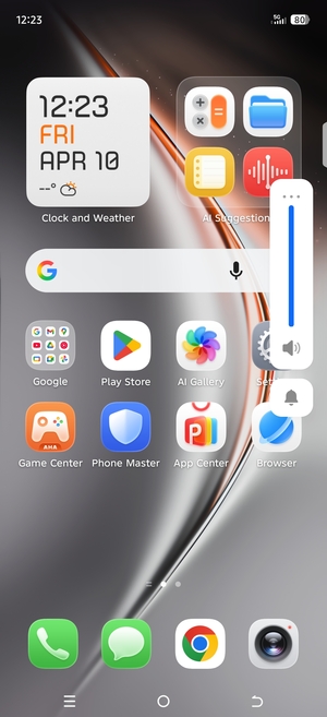 Continue to press to take the volume down to the required level