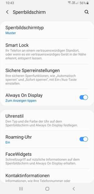 Ihr Handy ist jetzt mit einer Bildschirmsperre gesichert