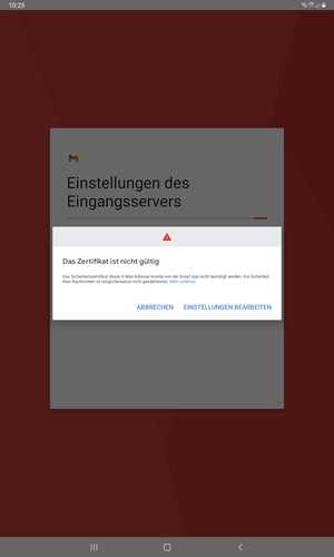 Wählen Sie EINSTELLUNGEN BEARBEITEN