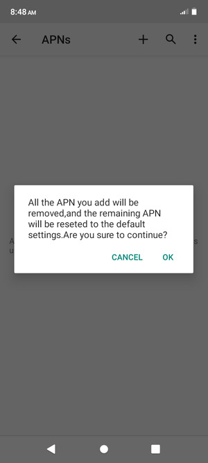 Select OK
