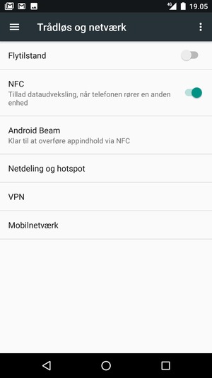 Vælg Mobilnetværk