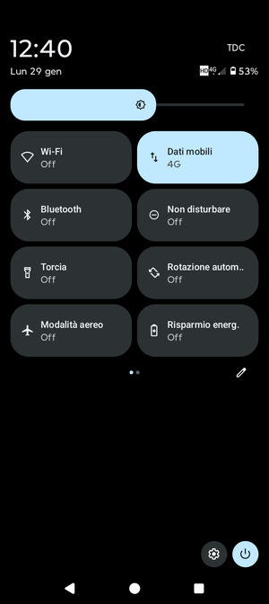 Seleziona Risparmio energetico