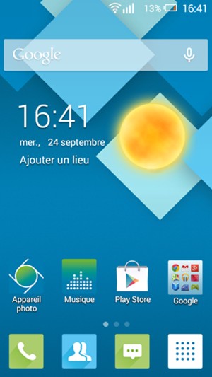 Sélectionnez Applis