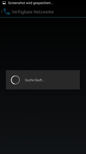 Warten Sie, bis die Suche abgeschlossen ist