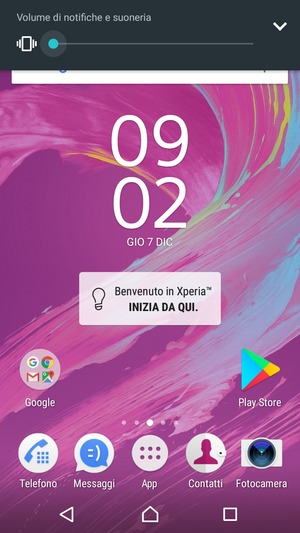 Continua a premere per la modalità di vibrazione, che viene confermata da una breve vibrazione