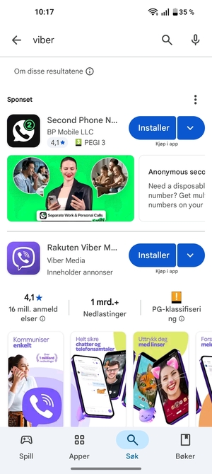 Velg app