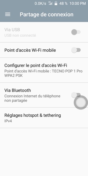 Sélectionnez Configurer le point d'accès Wi-Fi