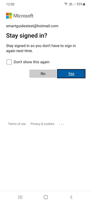 Select your preferred option