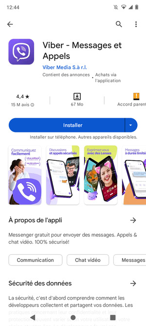 Sélectionnez Installer