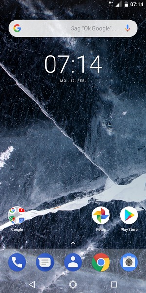 Wählen Sie Google