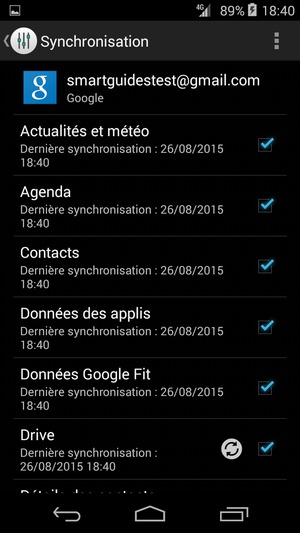 Cocher toutes les cases