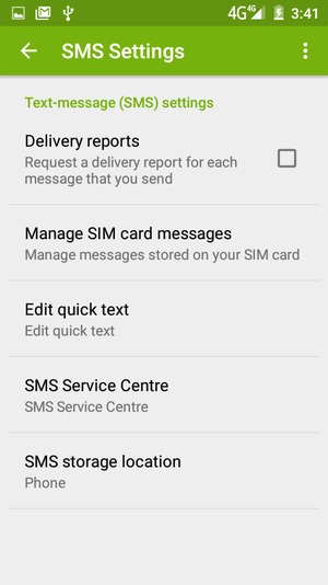 Select SMS Service Centre