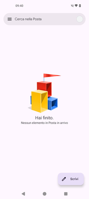 Il tuo account è pronto per l'uso