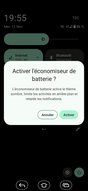 Sélectionnez Activer