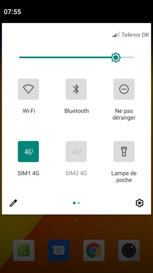 Régler la luminosité au niveau souhaité