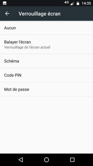 Sélectionnez Schéma