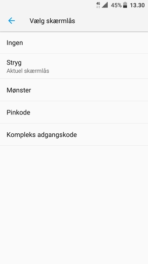 Vælg Mønster