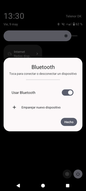 Desactivar Usar Bluetooth