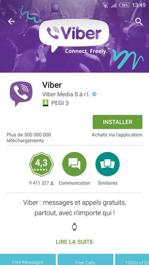 Sélectionnez INSTALLER