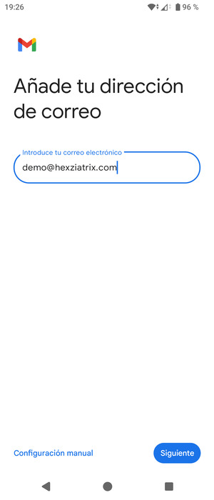 Introduzca su Dirección de correo electrónico y seleccione Siguiente