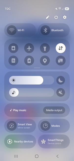 Select Mute to change to sound mode again