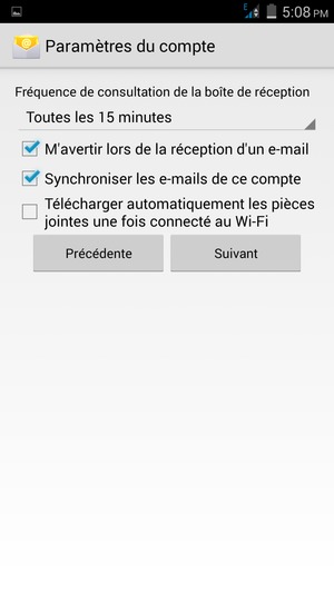 Sélectionnez Suivant