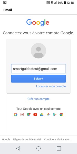 Sélectionnez Suivant