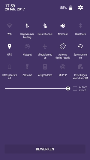 Schakel GPS uit