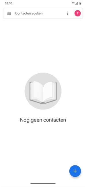 Selecteer de Menu-knop
